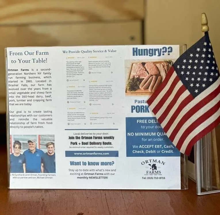 Ortman Farms brochure and products