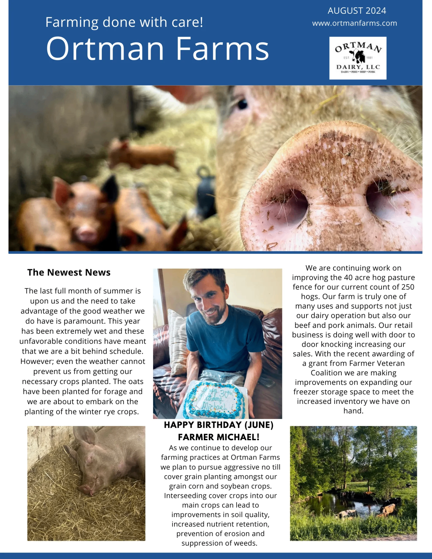 August 2024 Newsletter - Page 1